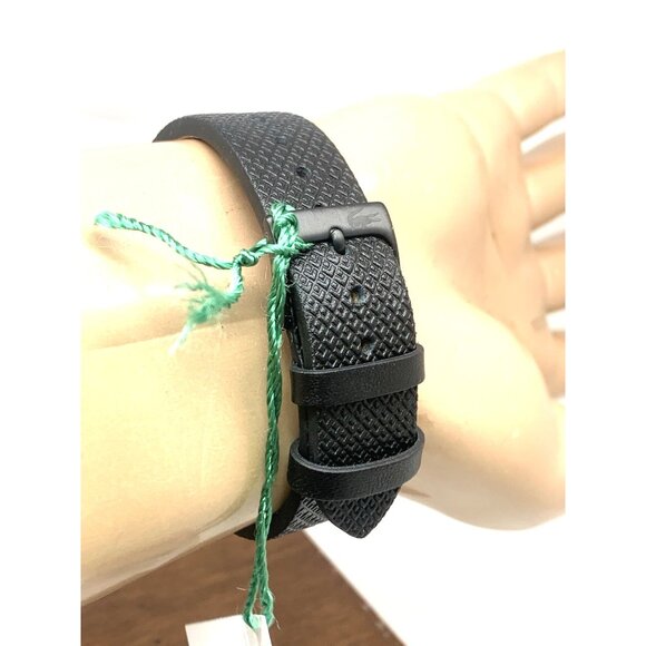 Lacoste Men's Watch 2010997 Quartz Black Dial 12.12 Leather Strap 42mm - Picture 10 of 14